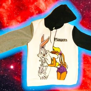 BUGS BUNNY AND LOLA PLAYERS HOODIE  (( new drip 🚨))